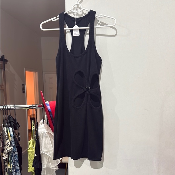 REVOLVE Black Mini Dress with Cut-Outs - Picture 2 of 2